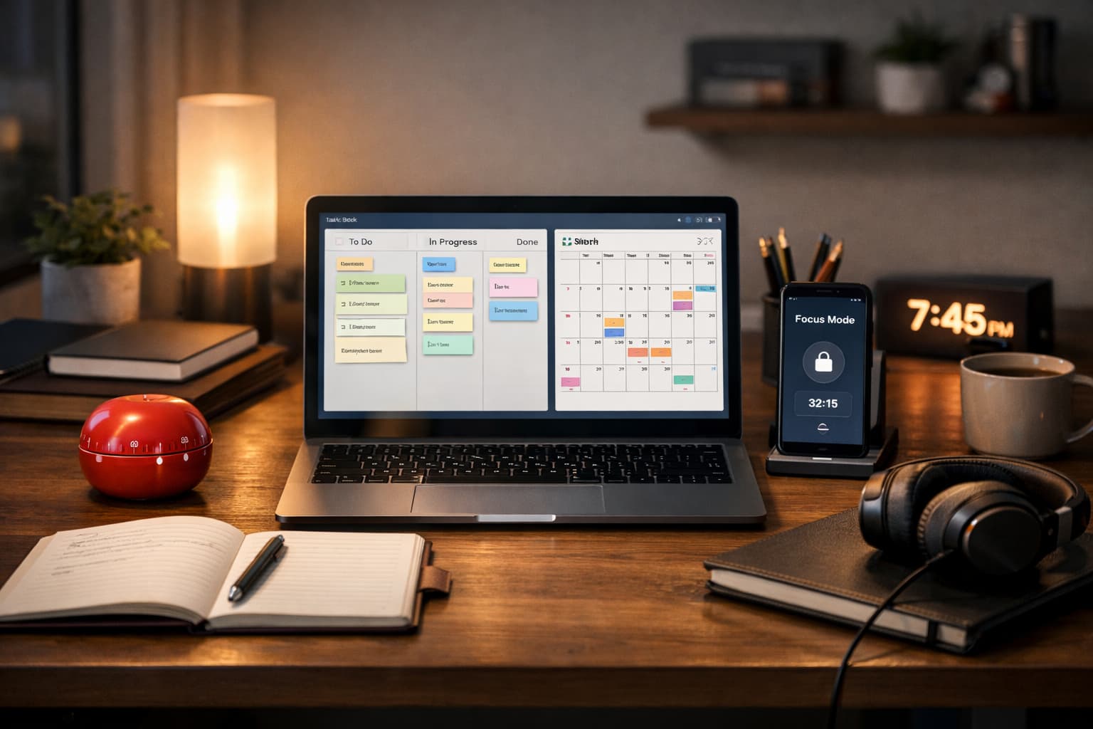 Productivity apps for students: focus, planning and time management