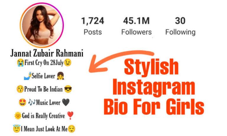 [500+] Instagram Bio For Girls 2023 - Fancy Insta Bio For Girls ...